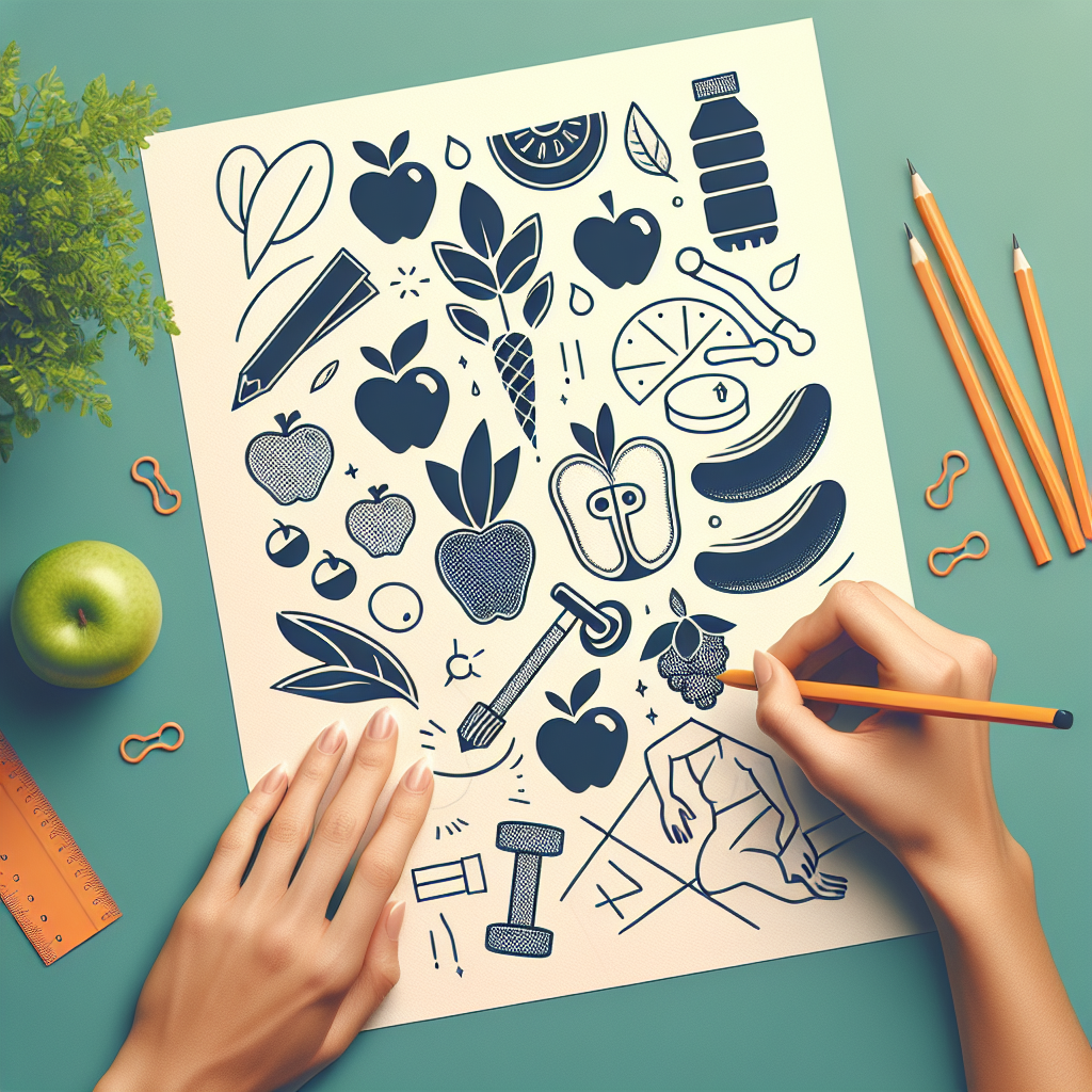 Ide Kreatif Membuat Poster Hidup Sehat yang Mudah Digambar