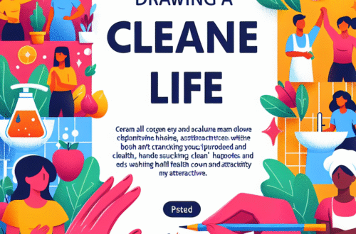 Tips Menggambar Poster Hidup Bersih dan Sehat dengan Mudah dan Menarik