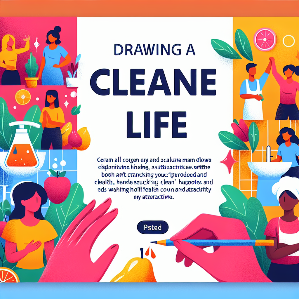 Tips Menggambar Poster Hidup Bersih dan Sehat dengan Mudah dan Menarik