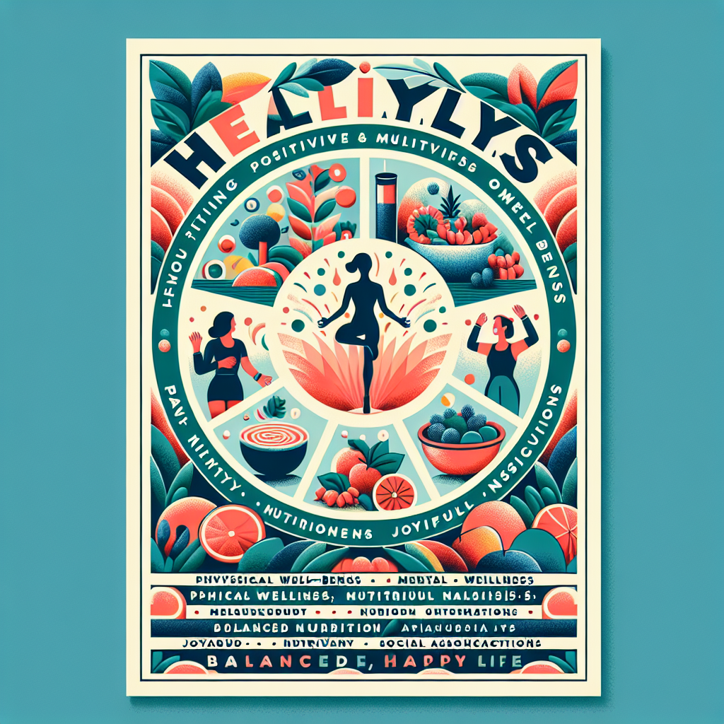Poster Inspiratif untuk Gaya Hidup Sehat dan Bahagia