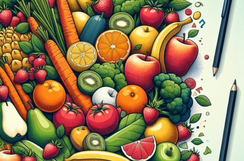 Ide Poster Makanan Sehat yang Mudah untuk Digambar