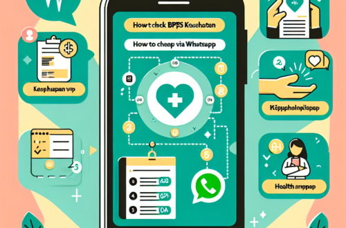 How to Check BPJS Kesehatan via WhatsApp: A Simple Guide